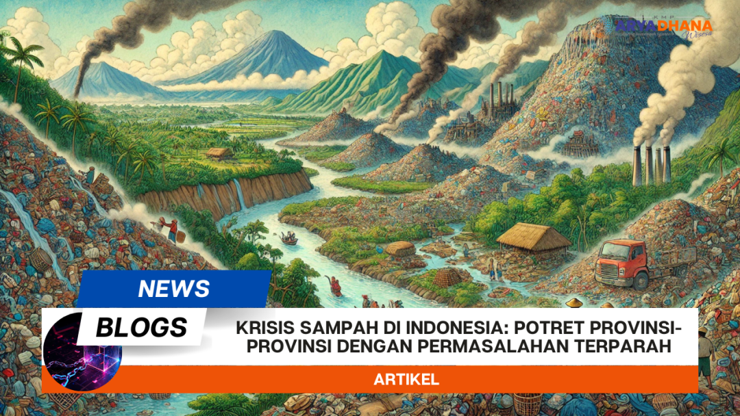 Krisis Sampah di Indonesia: Potret Provinsi-Provinsi dengan Permasalahan Terparah.